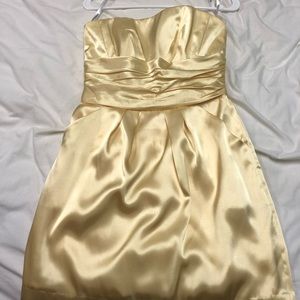 Short bridesmaids dress or homecoming dress.